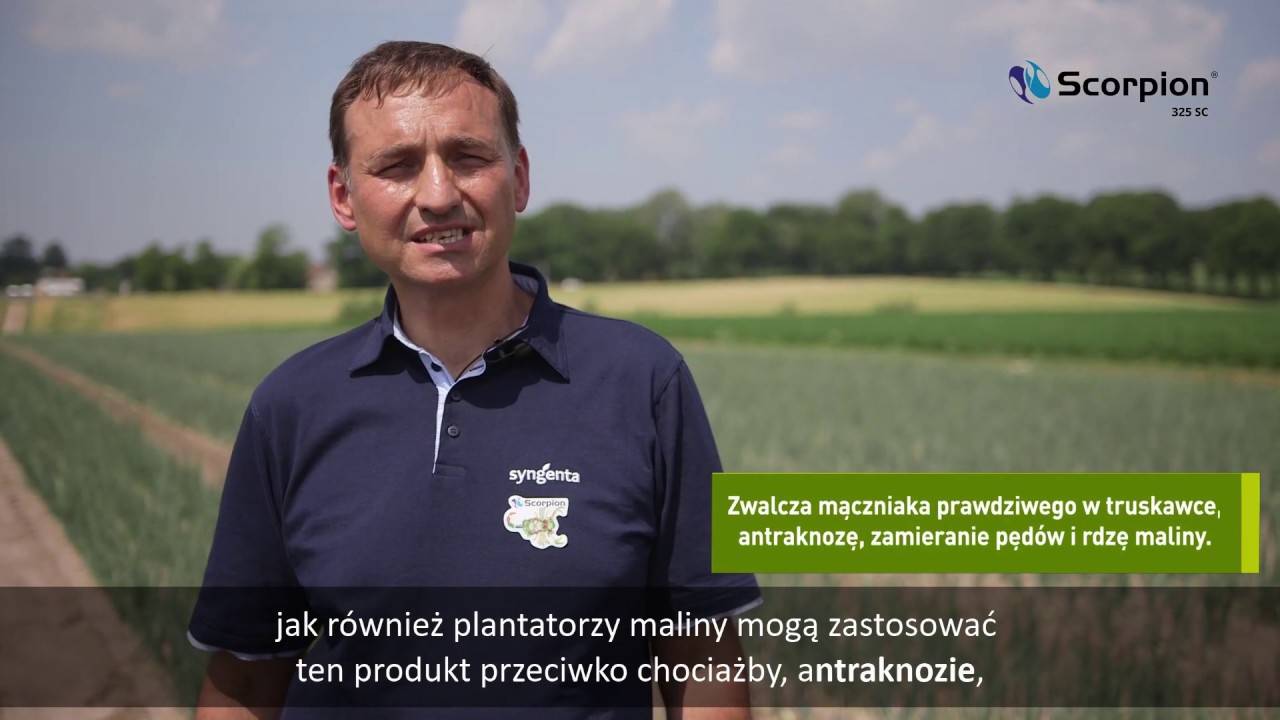 Scorpion - ratuje i chroni owoce! Rozszerzenie rejestracji preparatu