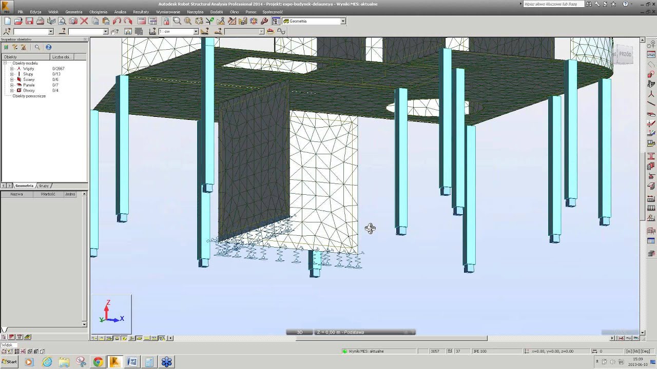 Metoda Elementów Skończonych w Autodesk Robot 2014, czyli nie szukaj dziury w całym