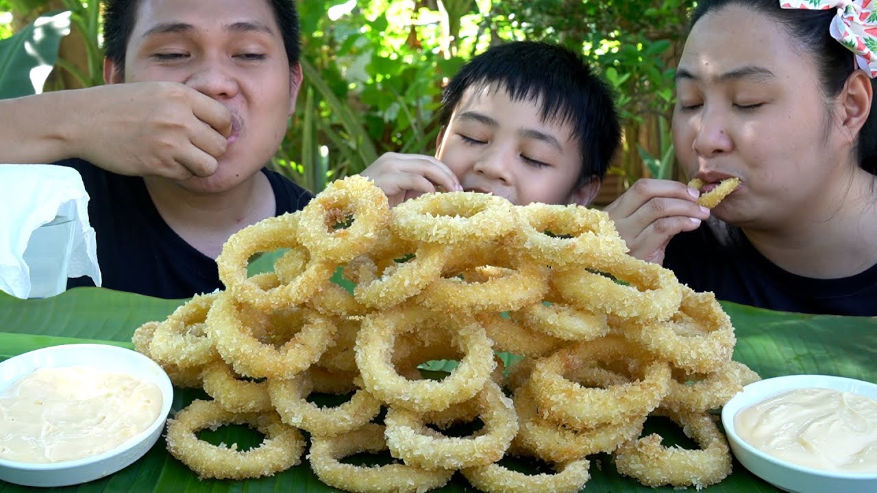 OUTDOOR COOKING | CRISPY CALAMARES (CALAMARI) / DEEP FRIED SQUID RINGS | EARLY CHRISTMAS GIVE AWAY