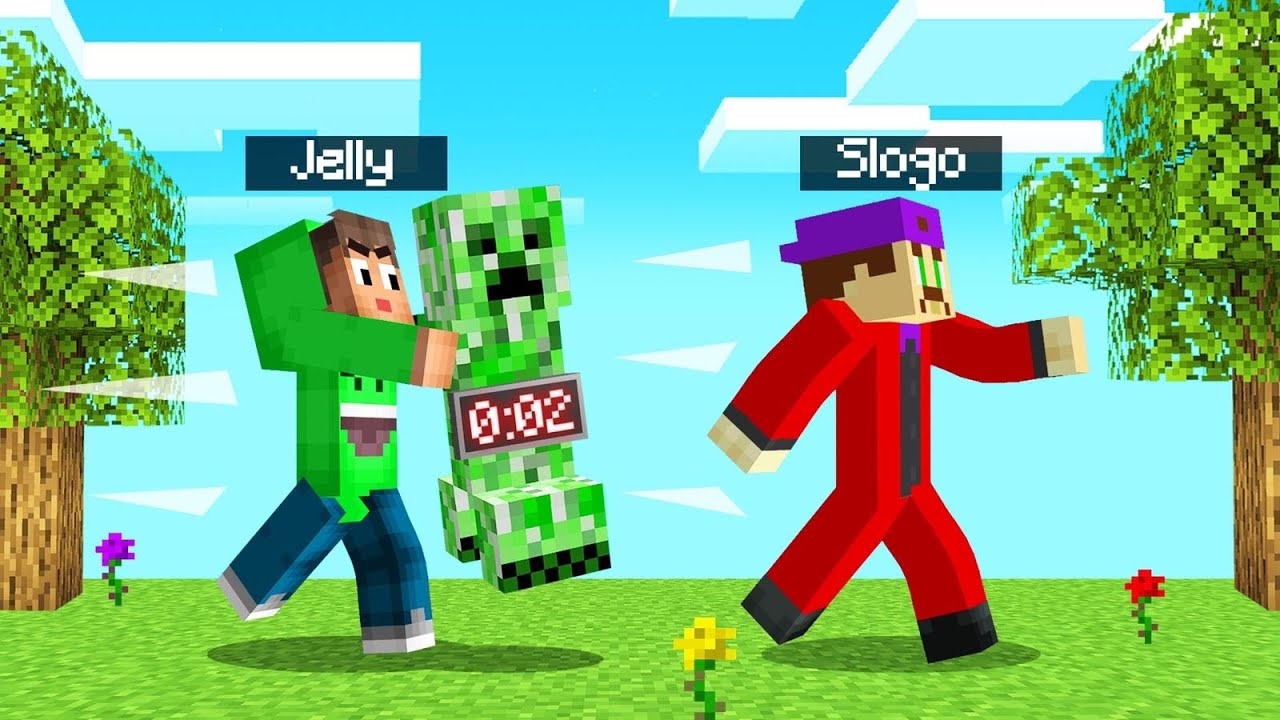 PASS The TICKING CREEPER Or EXPLODE! (Minecraft Bomb Tag)