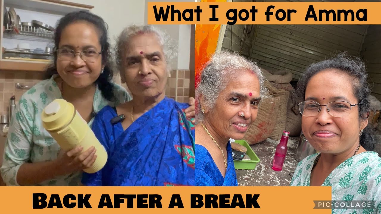 Back after a break | Amma and her soup maker 