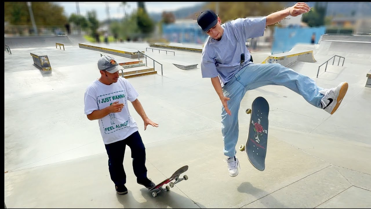 A Better Skater Tries To Show Me Up