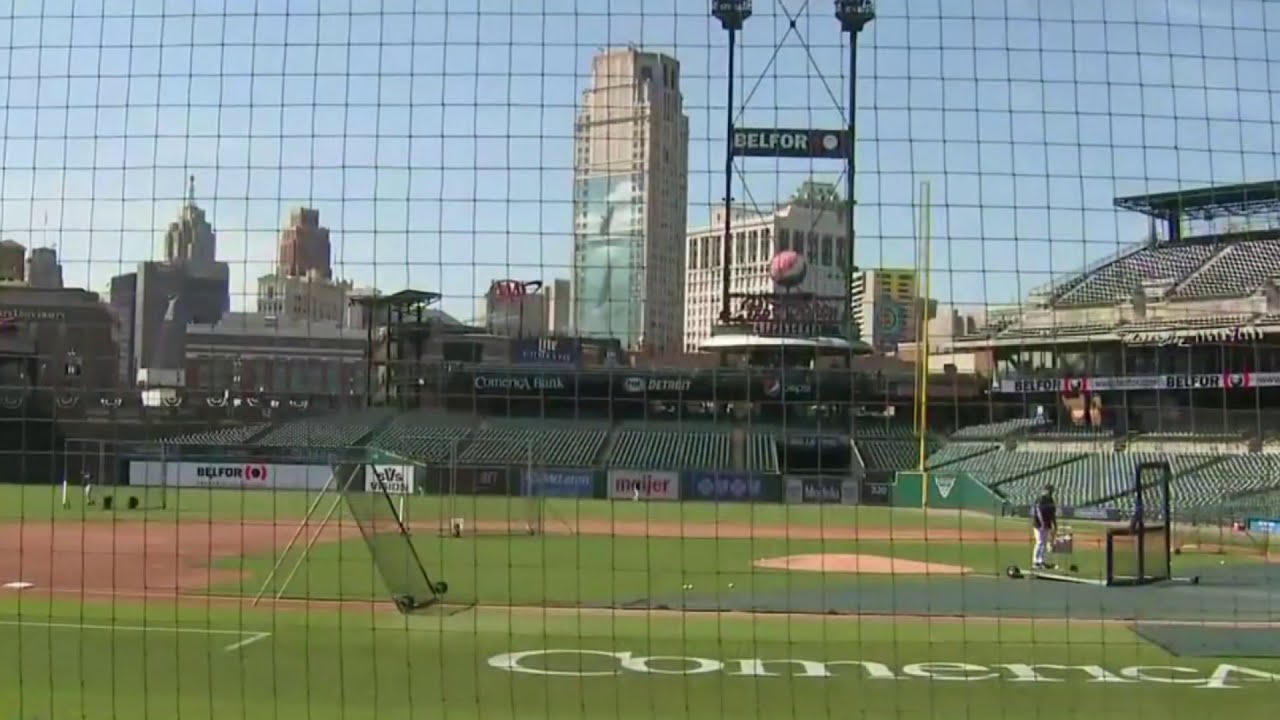 Detroit Tigers begin training camp at Comerica Park