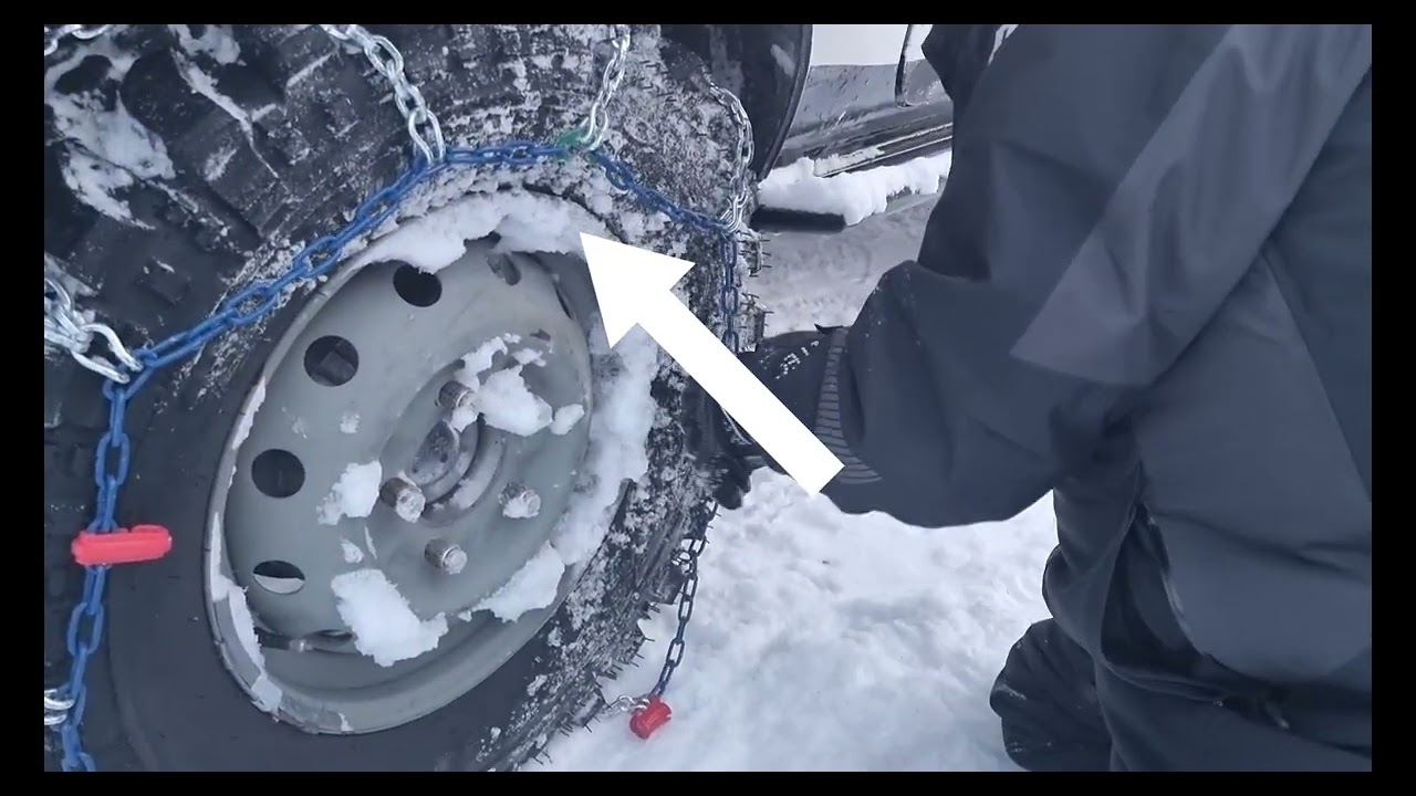 MONTERING O TEST AV SNÖKEDJOR (FULLVERSION)