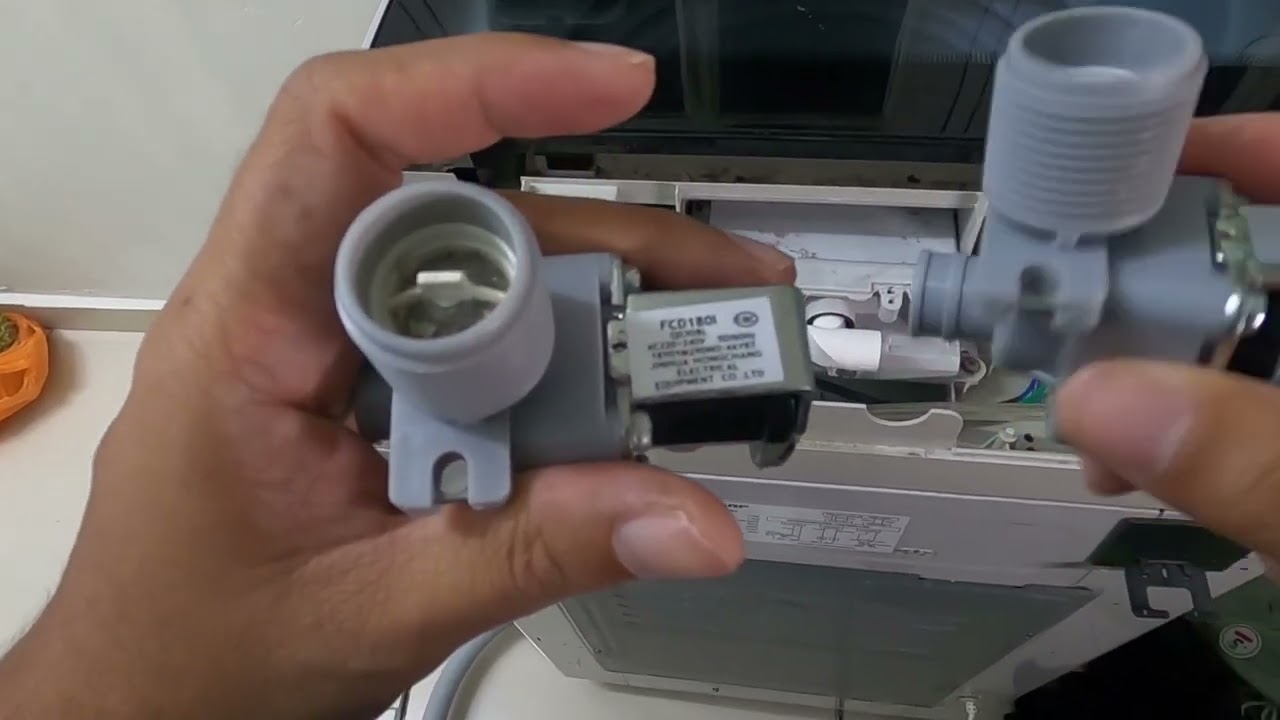 Cara repair mesin basuh tak keluar air