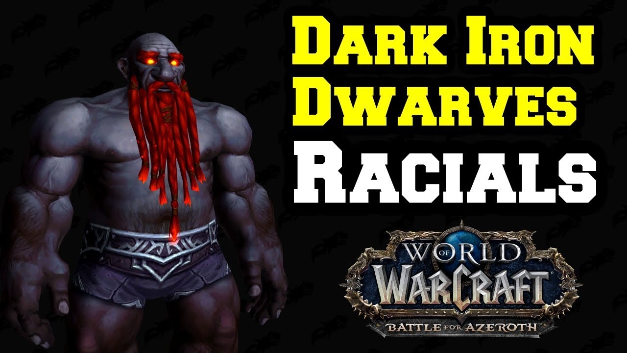 Dark Iron Dwarves Allied Race Racials & Spells | World of Warcraft Battle for Azeroth | WoW
