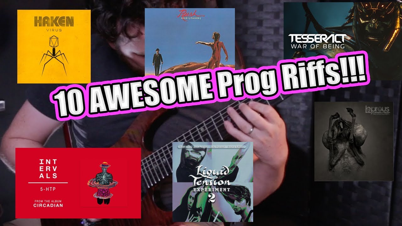 10 KILLER Prog Metal/Rock Riffs!!