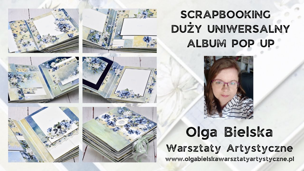 Album POP UP scrapbooking warsztaty online - Olga Bielska Warsztaty Artystyczne