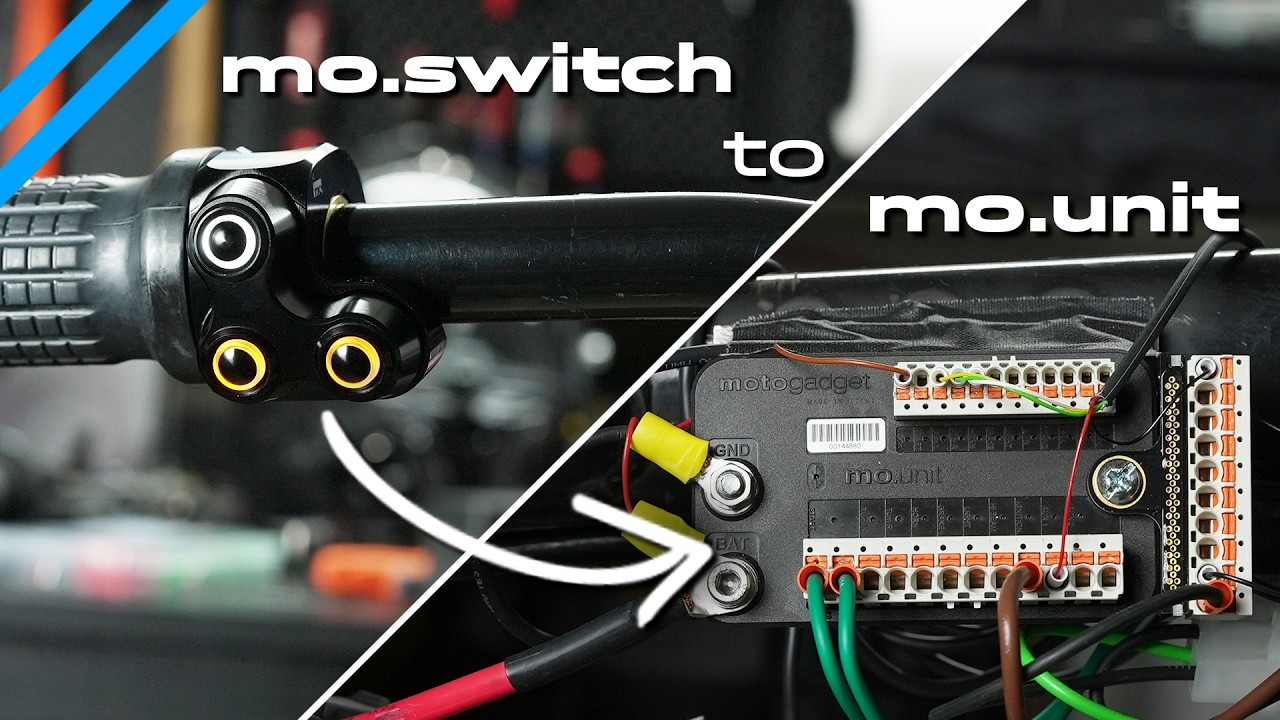 Motogadget Official: mo.unit Install - Part 5 | mo.switch Installation