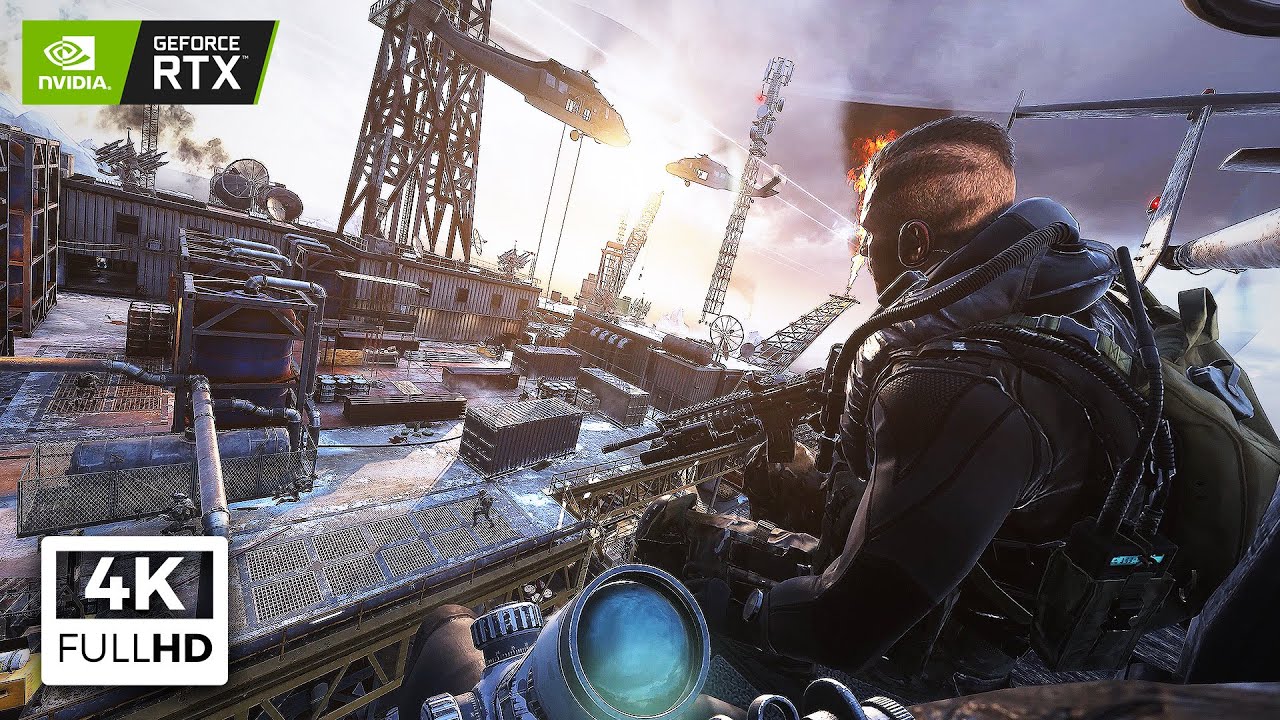 Russian Oil Rig Raid | Next-Gen Ultra Graphics [4K 60FPS] | Modern Warfare 2 Remastered