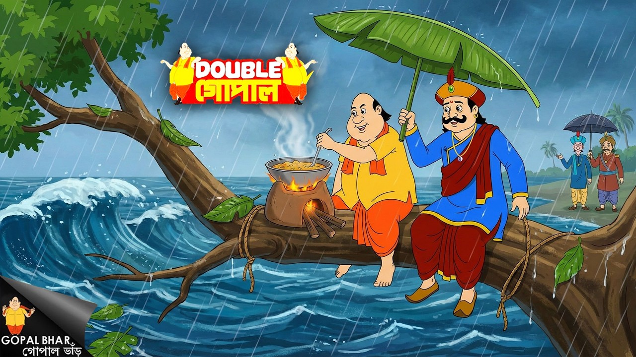 বৃষ্টিতে আটকা পড়ে রাজা এবং ডাবল গোপাল - একটি অনন্য গল্প | Gopal Bhar | New Episode 2026