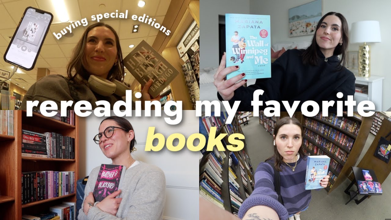Перечитываю любимые книги уже неделю 🎀 видеоблог о чтении