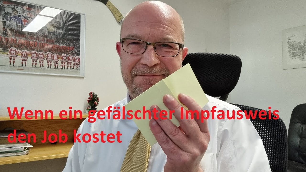 Wenn ein gefälschter Impfausweis den Job kostet