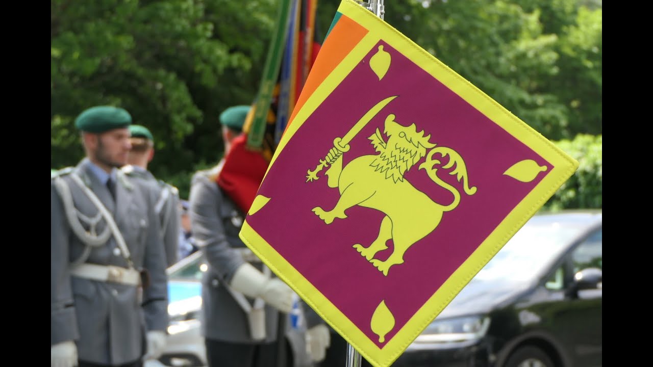 Nationalhymne Sri Lanka 11.06.2025 Schloss Bellevue