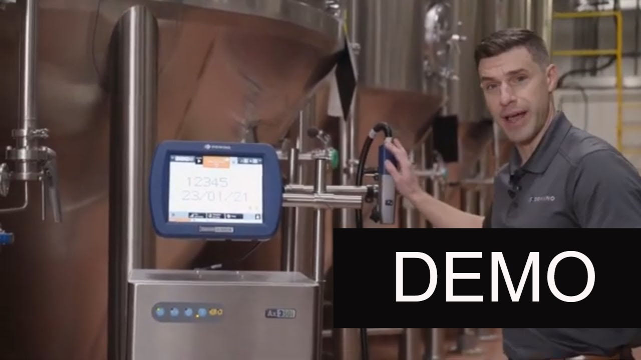Domino's Ax Series Industrial Inkjet Demo by one of our Product Coding Specialists