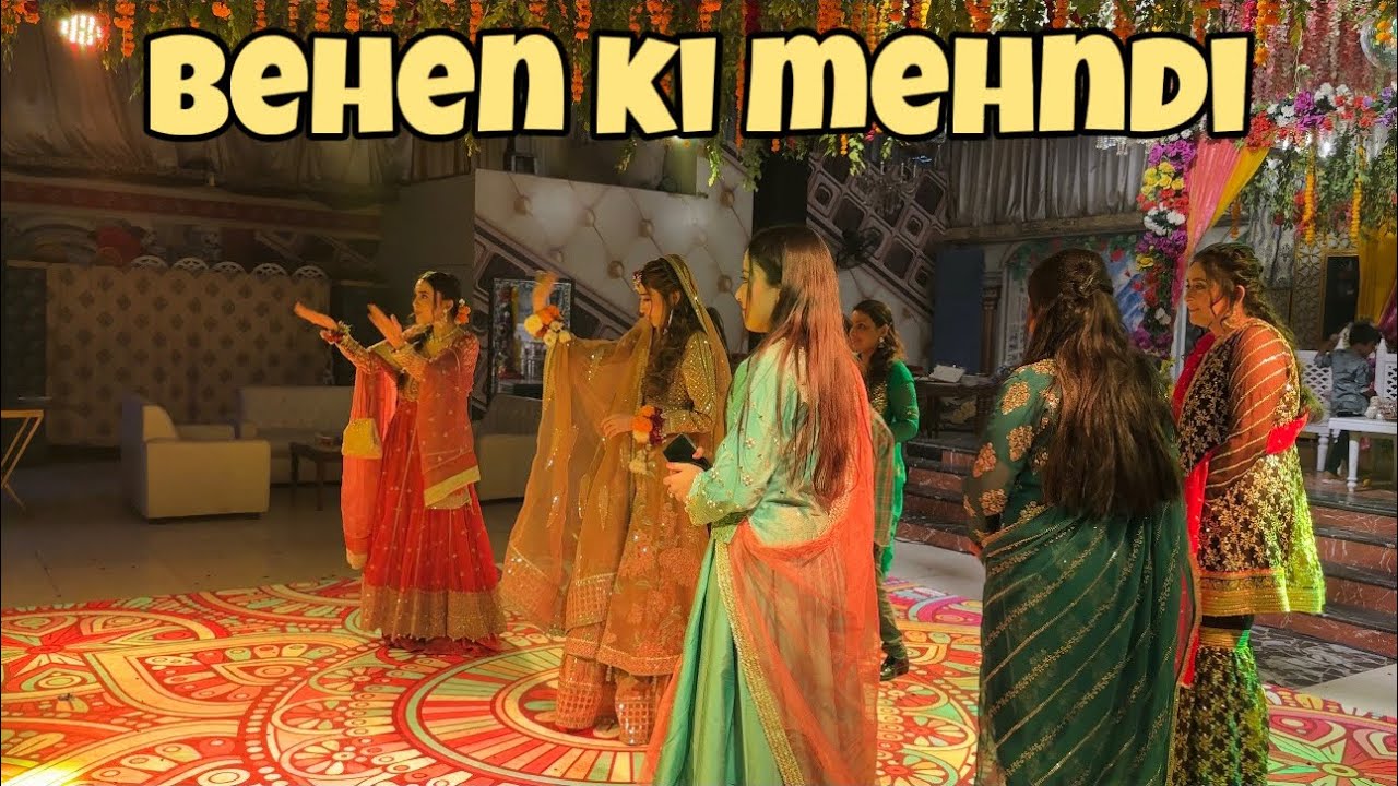 SISTER’S MEHNDI VLOG ✨ , pakistani wedding, dance practice, food and much more!!