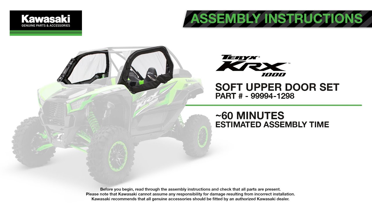 99994-1298 Soft Upper Door Set - Installation Video