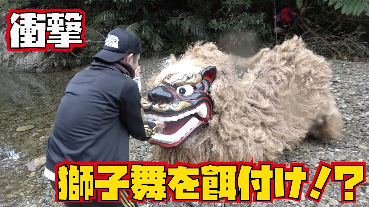 【レキオス】獅子舞〜怪獣と言われる獅子舞を見つけた！！
