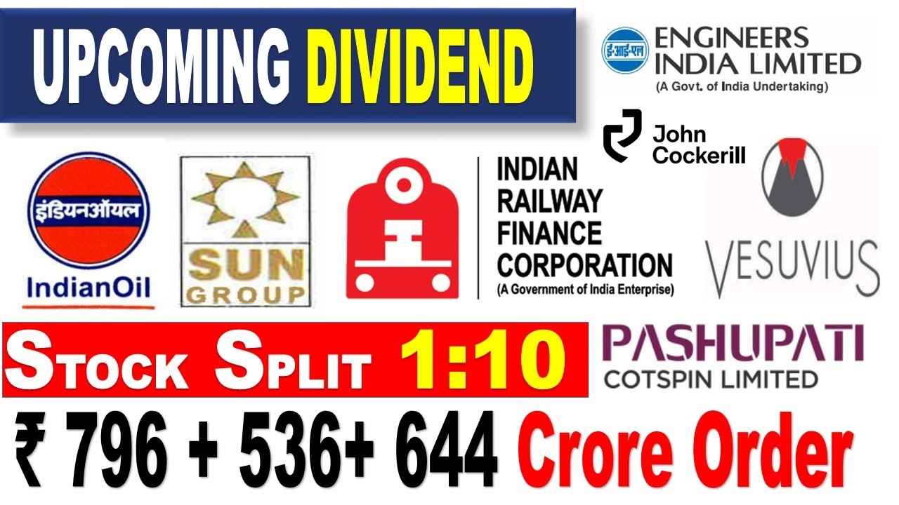 IOCL DIVIDEND NEWS, INDIAN OIL CORPORATION LTD DIVIDEND NEWS, IRFC DIVIDEND, NBCC INDIA, RAILTEL