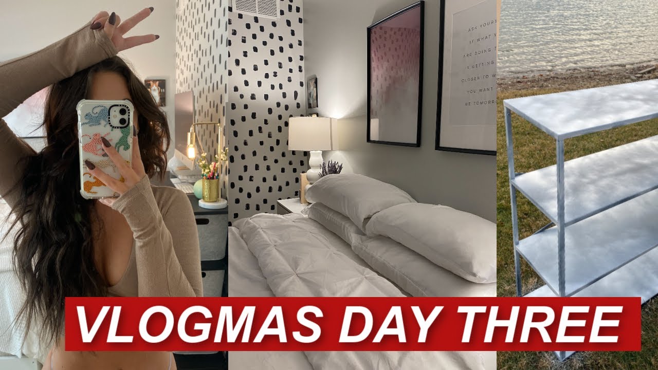 VLOGMAS: Ремонт спальни начался! Попытка покрасить из баллончика?!