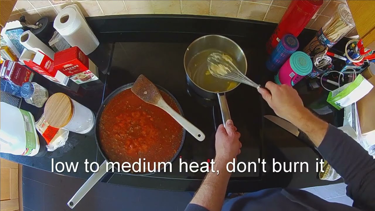 Making Lasagne