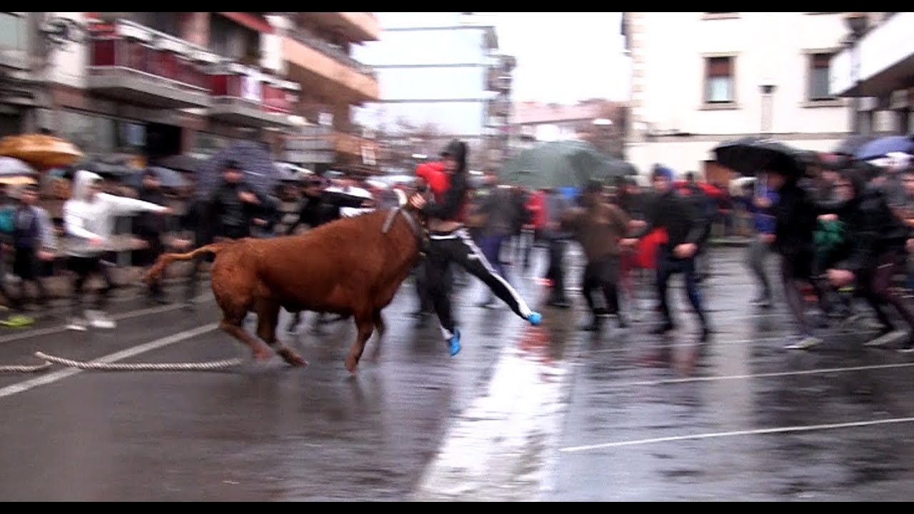 Y voló!! Sokamuturra Azpeitia 20 enero 2019. Cogida a Iosu