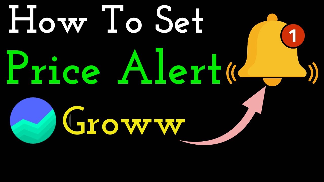 How to use Price Alert on Groww Trading Terminal ||