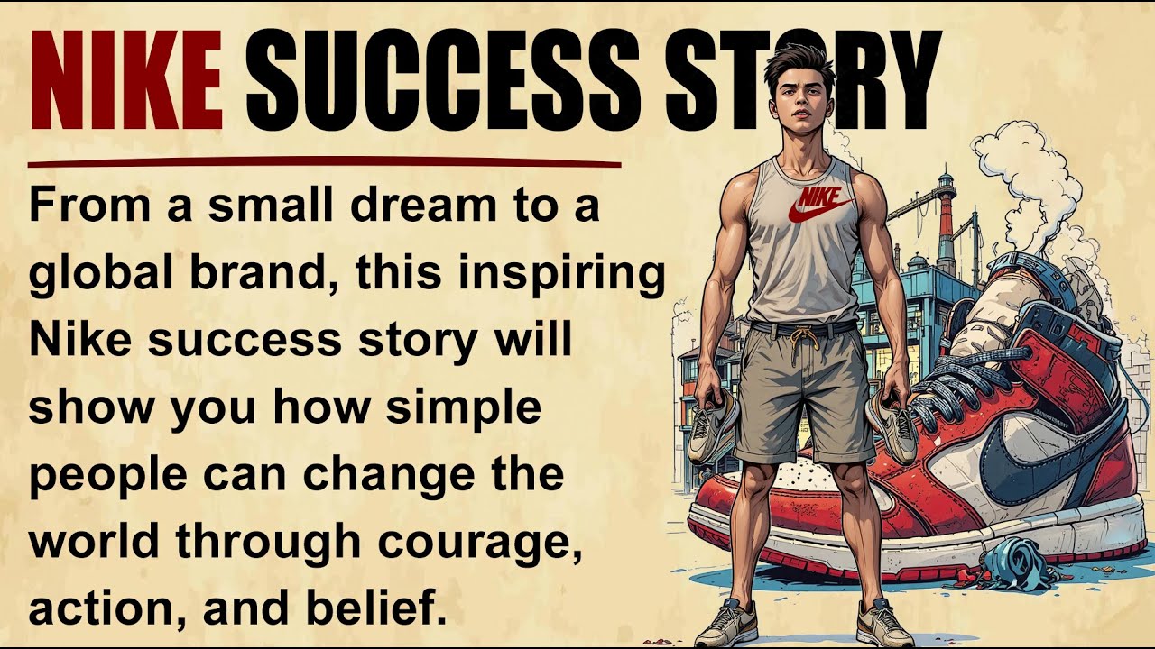 Nike Success Story || Learn English Through Story Level 2 🔥 || Graded Reader