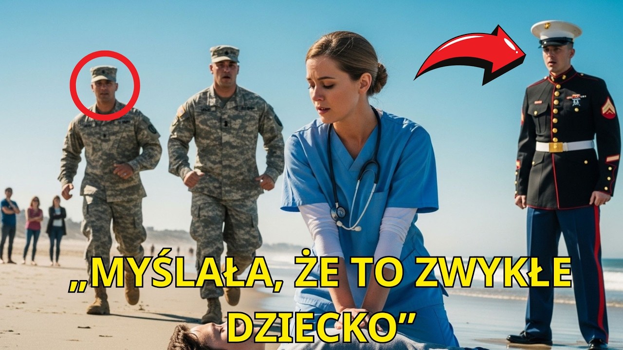 uratowała chłopca na plaży, nie wiedząc, kim naprawdę jest jego ojciec