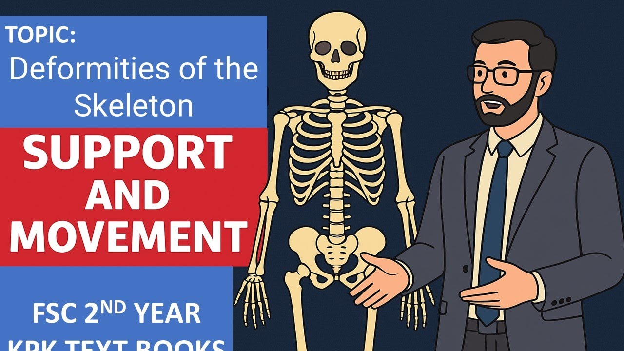 Deformities of skeleton | Biology 2nd Year  Support and Movement #2ndyearbiology #fscpart2 #skeleton