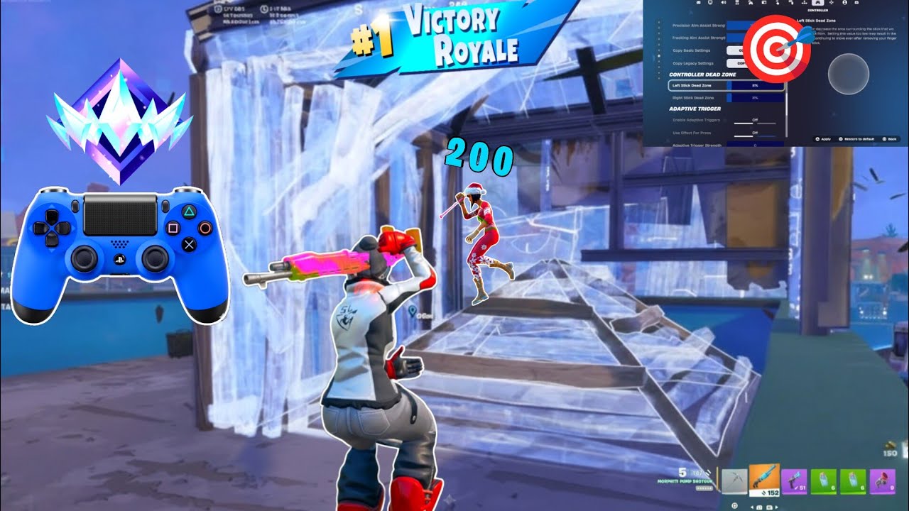 Ranked is just a playground for the #1 PS4 controller player + best controller settings fortnite Ps5