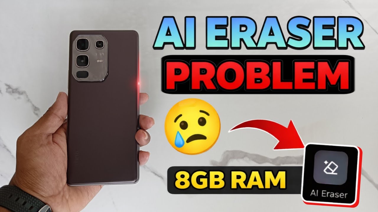 8GB RAM Phone But AI Eraser Not Working 😢 | Infinix Note 50s Problem & Fix
