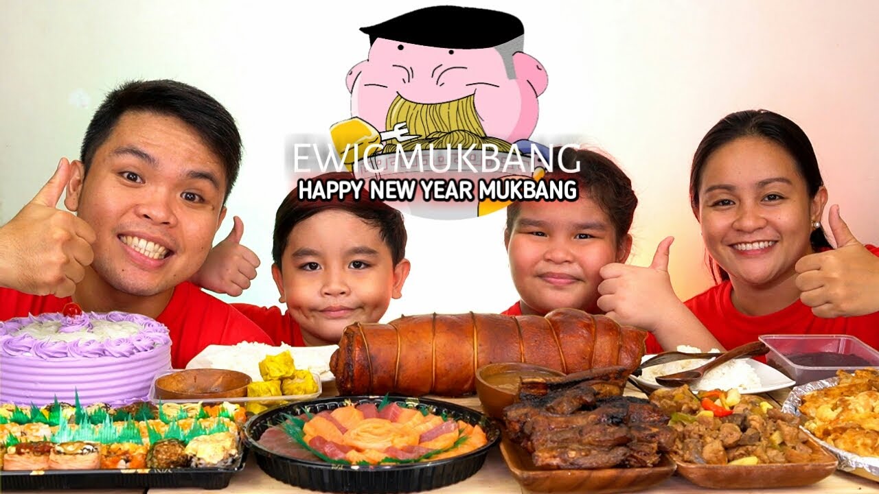 HAPPY NEW YEAR MUKBANG | YEAR END FAMILY MUKBANG | MUKBANG PHILIPPINES | FILIPINO FOOD MUKBANG