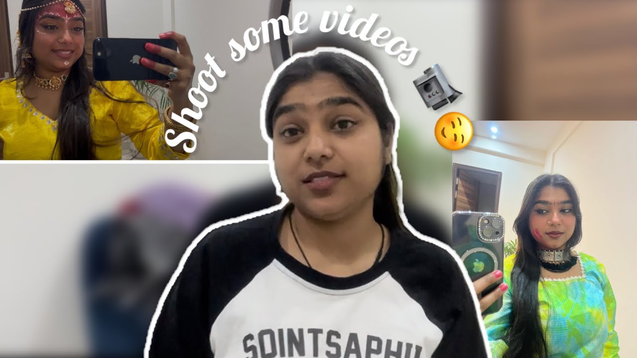 ￼￼today I’m shooting my videos 📹☺️✨