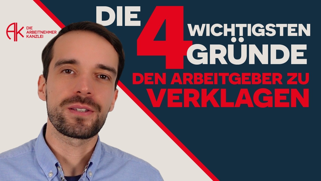 4 gute Gründe, den Arbeitgeber zu  verklagen