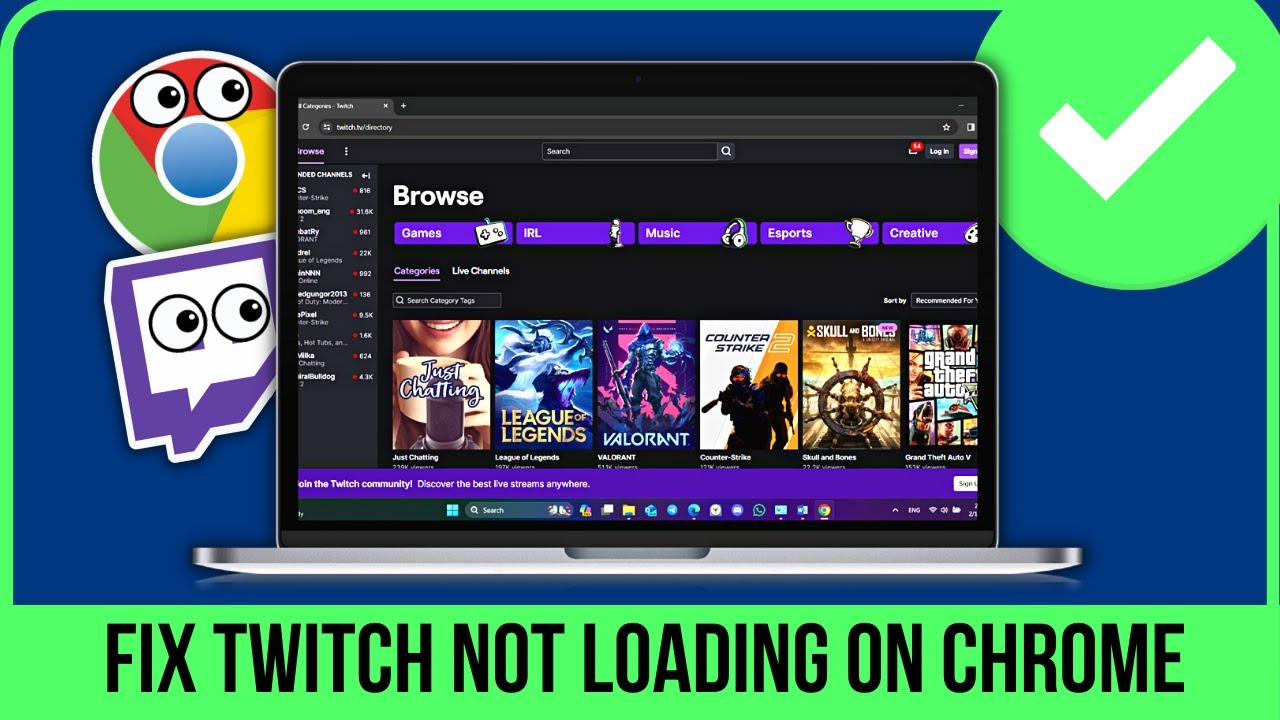 КАК УСТРАНИТЬ ПРОБЛЕМУ, ИЗ-ЗА КОТОРОЙ TWITCH НЕ ЗАГРУЖАЕТСЯ В CHROME | Исправление проблемы с заг...