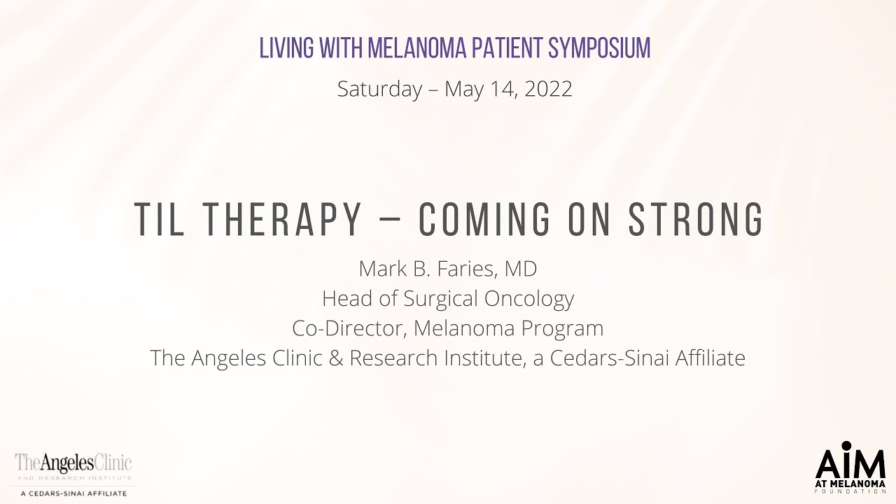 TIL Therapy – Coming on Strong