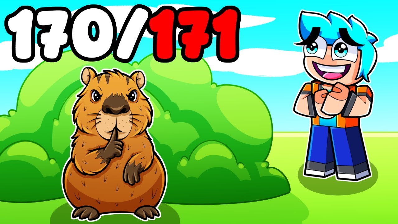 Encontre TODAS CAPIVARAS pelo ROBLOX!!