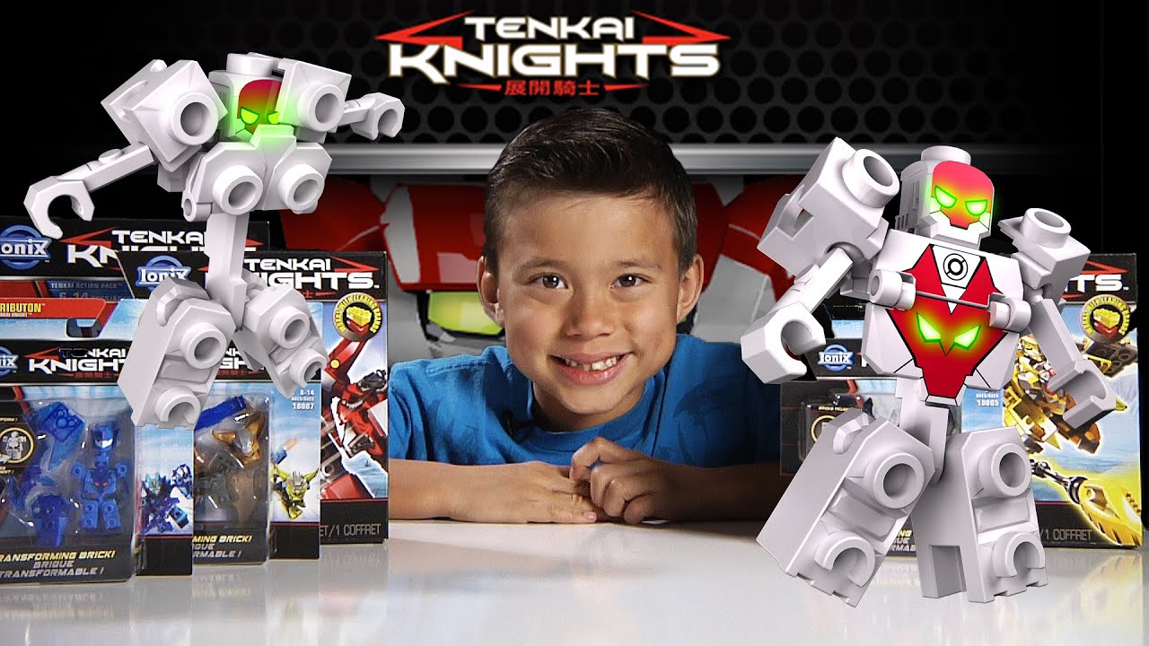 TENKAI KNIGHTS - Ionix Mini Figures & Titan Figures! Review & Unboxing [EvanTubeHD CLASSIC WEEK]