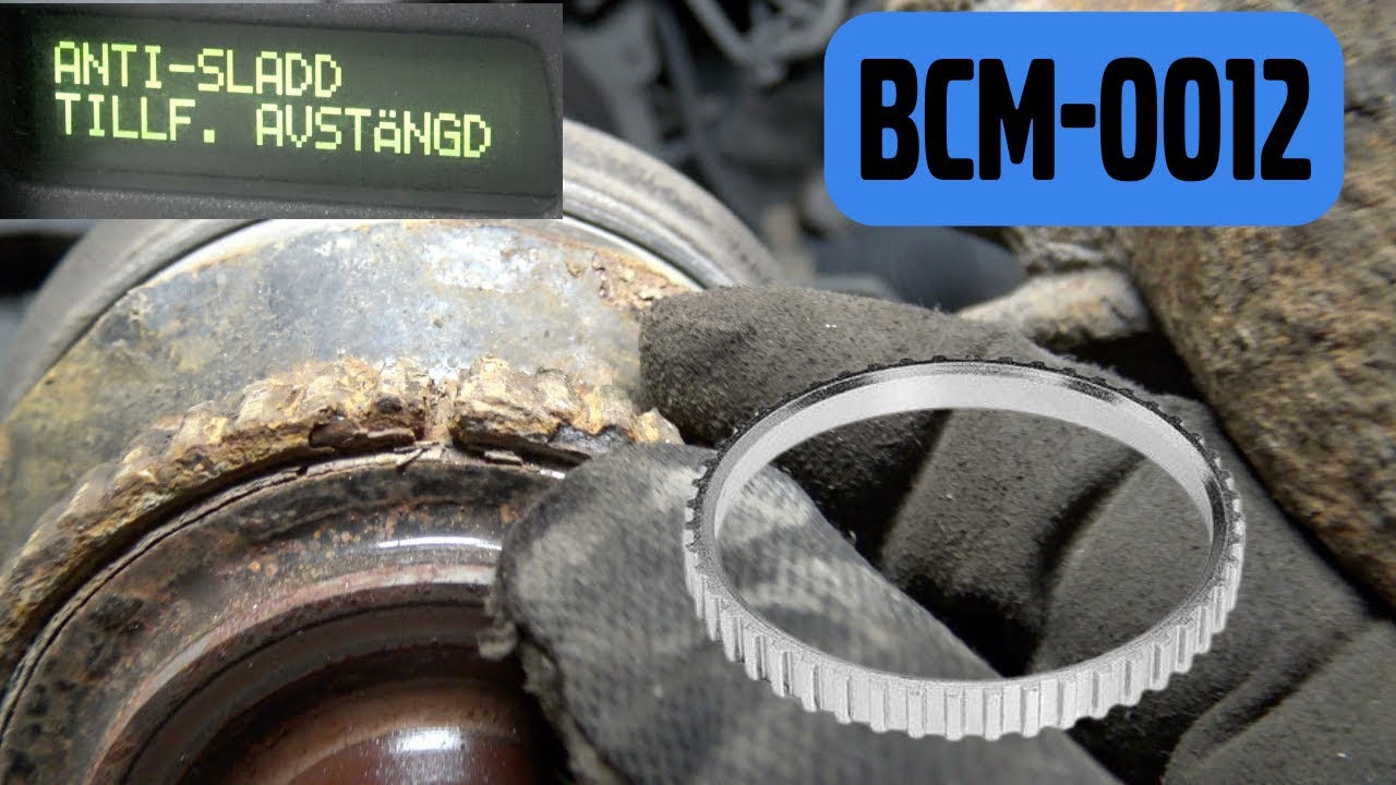Fixar felkod BCM-0012, byter ABS krans på Volvo XC70 2006