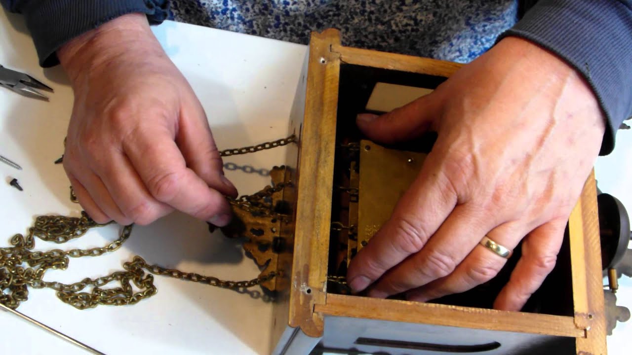 how to build a zaandam clock work back into the case