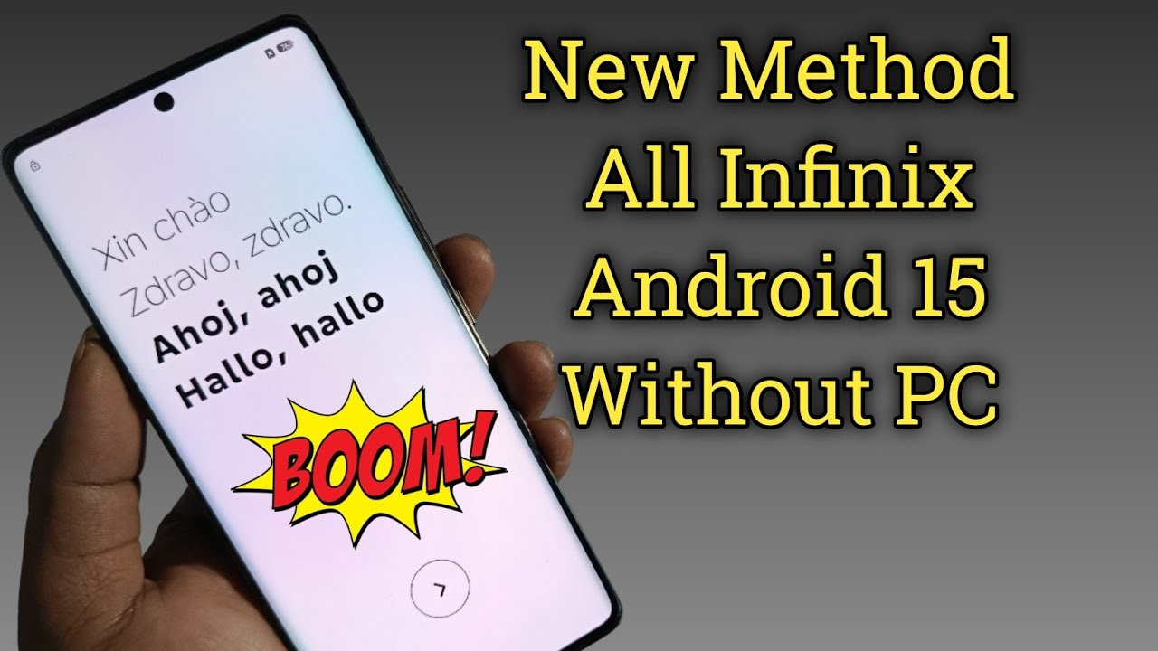 Infinix Frp Bypass Android 15 Without PC New Method 2025