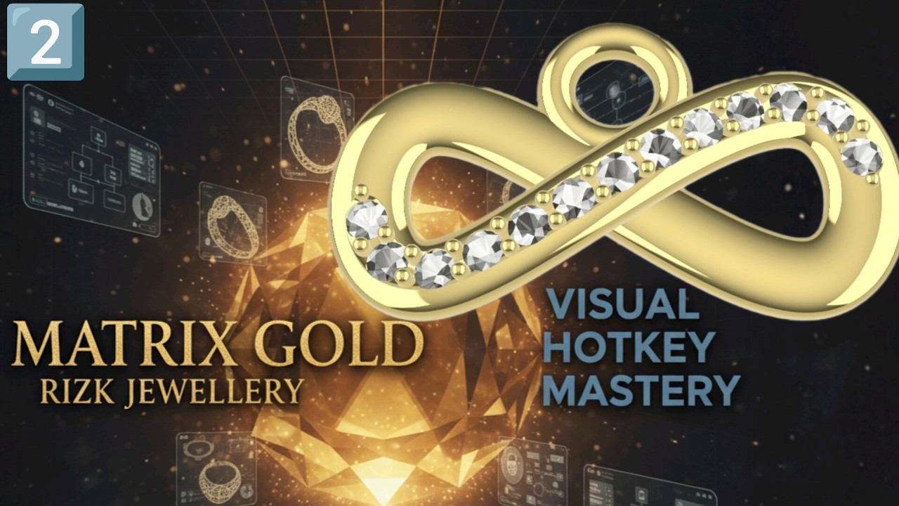 Matrix Gold | Infinity Pendant Design for Smart Curve & Profile Placer