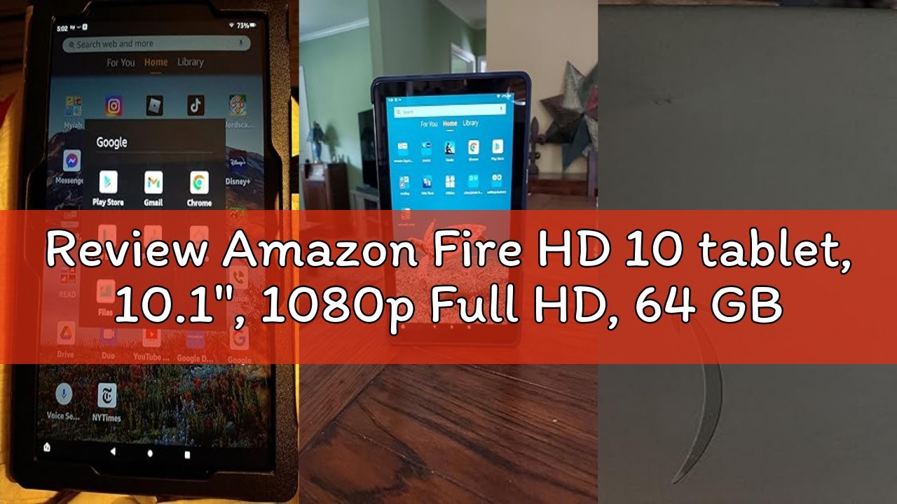 Review Amazon Fire HD 10 tablet, 10.1