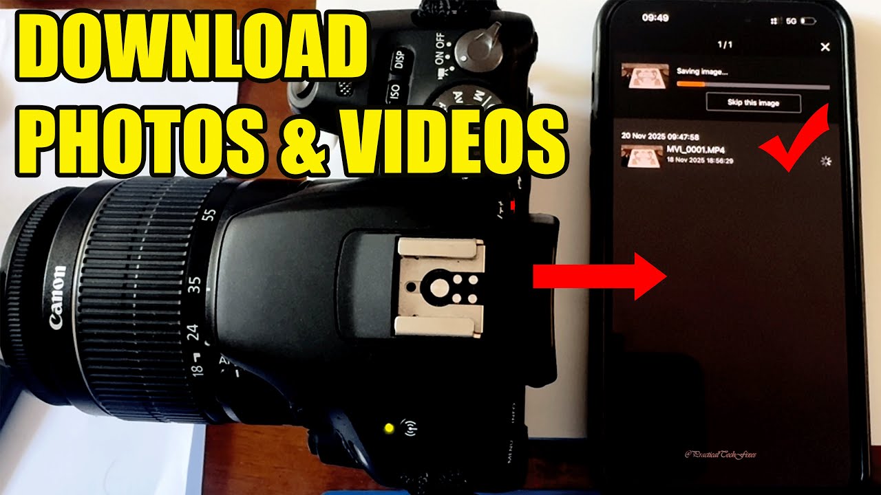 Как загрузить фотографии и видео с фотоаппарата Canon на телефон
