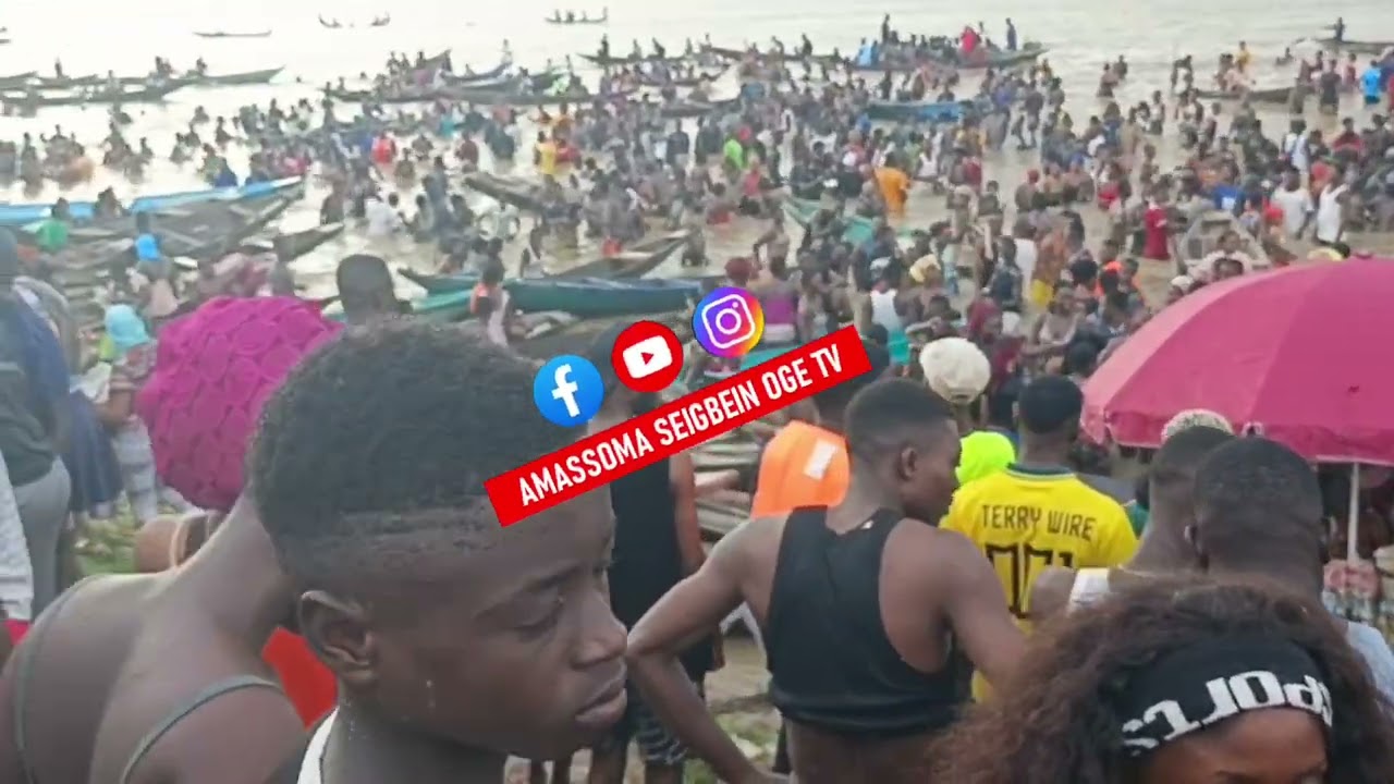 Beach party experienceAMASSOMA Seigben 2025 #festival #ijawculture #ourheritage #amassoma