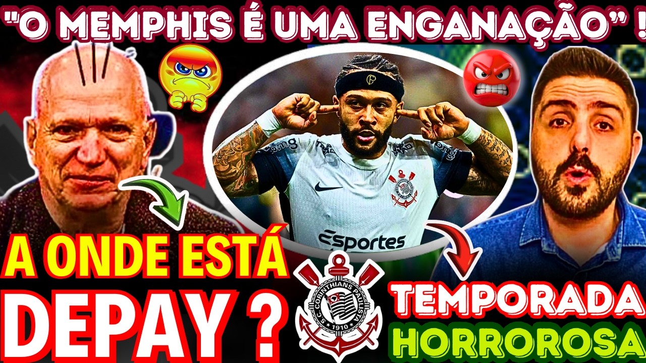 😱 DEPAY NÃO JOGA MAIS NADA❓ELIAS JUNIOR FAZ CRÍTICA PESADA APÓS QUEDA DO CORINTHIANS❗