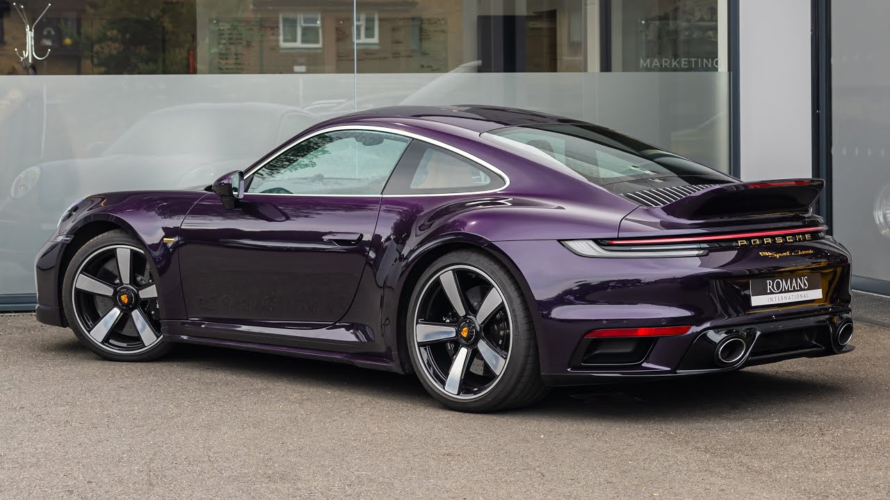 2023 Porsche 911 (992) Sport Classic - PTS Viola Metallic - Walkaround & Interior & Startup