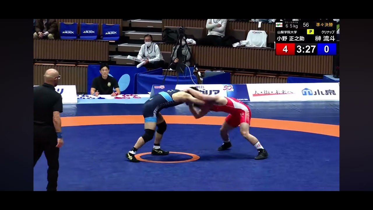 【JPN WRESTLING】　Masanosuke Ono vs Ryuto Sakaki
