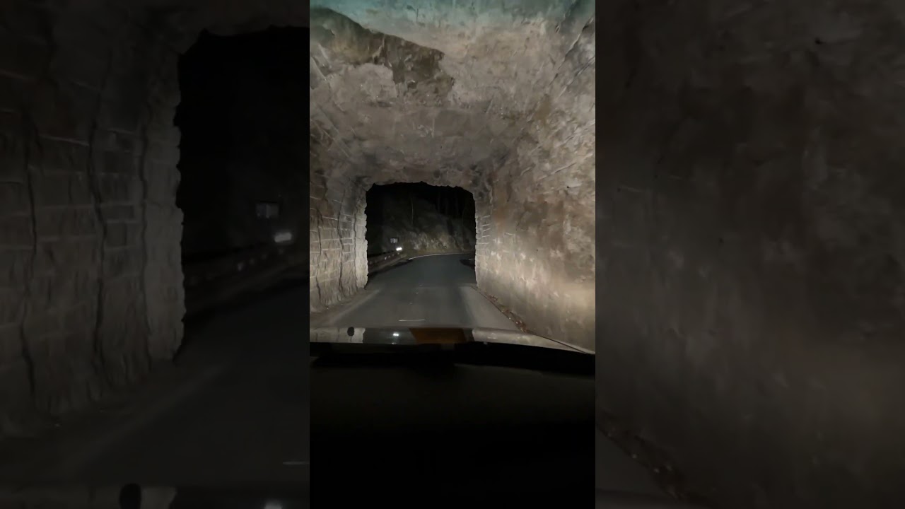 The creepiest drive I Ever Experienced!!!  Needles Highway South Dakota after dark